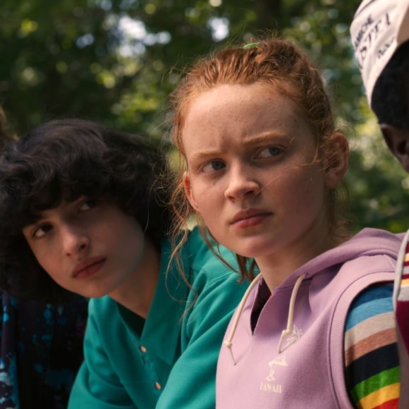 Pam & Gela Rainbow Stripe Ringer Tee T-Shirt ASO Max Mayfield - Picture 8 of 10